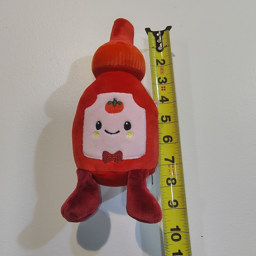 Giggle Scape 9” Tomato Sauce Ketchup Catsup Plush Happy Soft Toy 1Y - Picture 7 of 7
